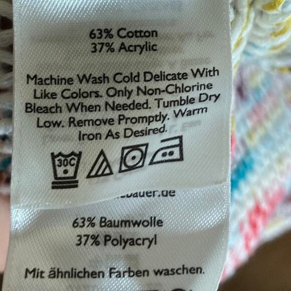 Eddie Bauer Womens Sweater Multicolor Knitted V Neck Pullover Hoodie Large - Picture 7 of 12